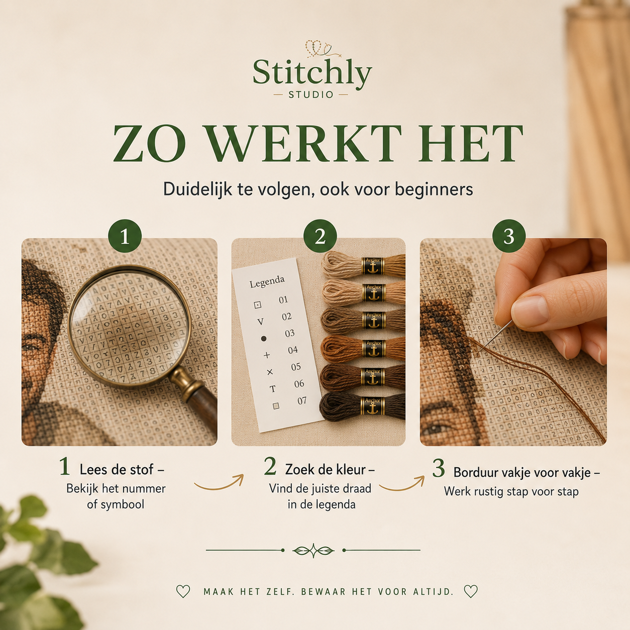 Eigen Foto Borduurpakket