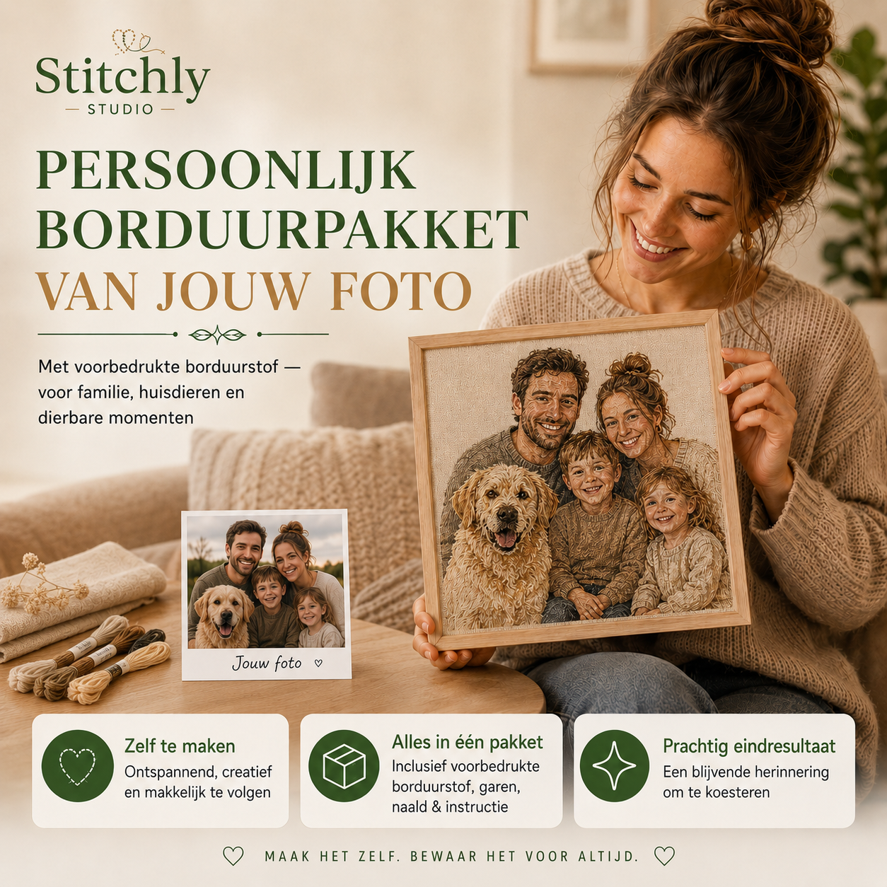Eigen Foto Borduurpakket