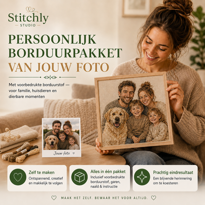 Eigen Foto Borduurpakket