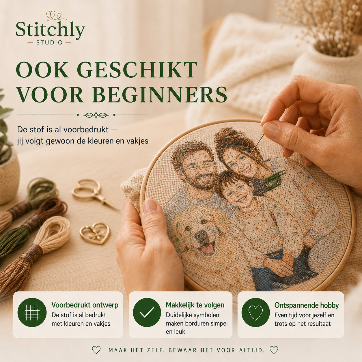Eigen Foto Borduurpakket