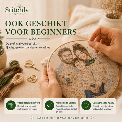 Eigen Foto Borduurpakket