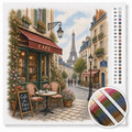 Café de Paris am Eiffelturm — Kreuzstich-Set 1