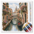 Venetian Canal with Gondola - Cross Stitch Kit 1