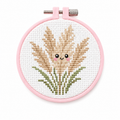 Mini Bundel Botanisch — Set van 4 Mini Kruissteek Kits 5