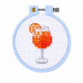 Mini Bundel Cocktails — Set van 4 Mini Kruissteek Kits 3