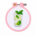 Mini Bundel Cocktails — Set van 4 Mini Kruissteek Kits 5