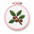 Mini Bundel Koffie — Set van 4 Mini Kruissteek Kits 5