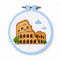 Mini Bundel Wereldsteden — Set van 4 Mini Kruissteek Kits 4