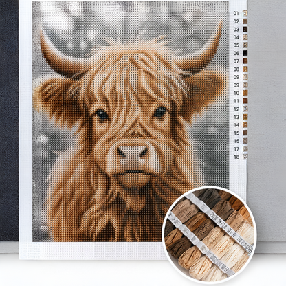 Scottish Highlander Classic — Cross Stitch Kit