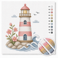 Leuchtturm am Meer — Kreuzstich-Set 1