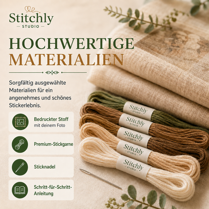 Hochwertige Stickmaterialien - Stitchly Studio
