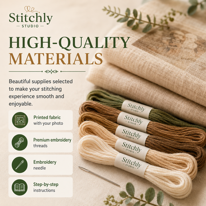 High-quality embroidery materials - Stitchly Studio