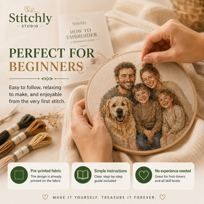 Perfect for beginners - easy to follow - Stitchly Studio