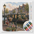 Hollandse Woonboot aan de Gracht — Kruissteek Pakket 1