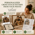 Custom photo cross stitch pattern PDF — preview 1