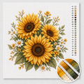 Strahlende Sonnenblumen — Kreuzstich-Set 5